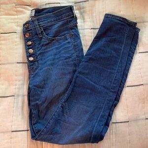 J.Crew Denim-10” High Rise Toothpick Size 28